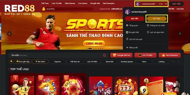 Đăng ký tài khoản tại Casino