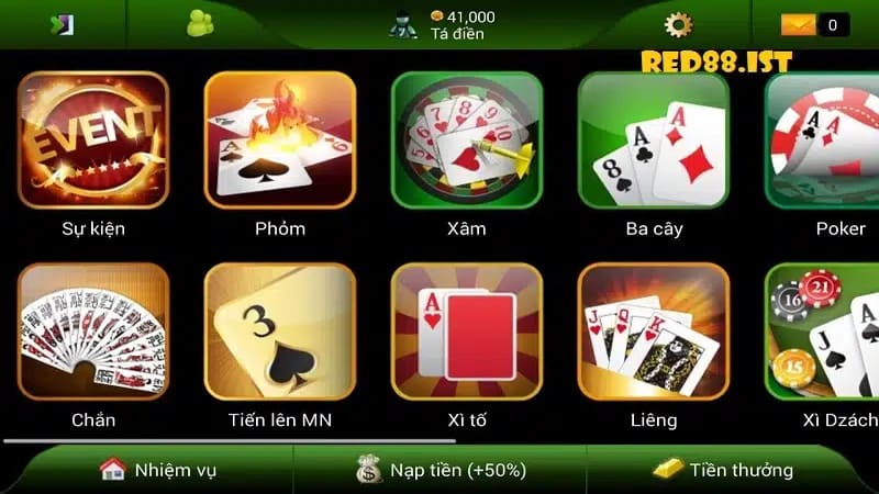 Nhiều tựa game từ truyền thống đến hiện đại