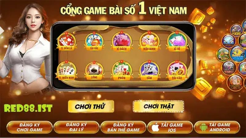 Game bài Red88 thu hút hàng triệu tay chơi